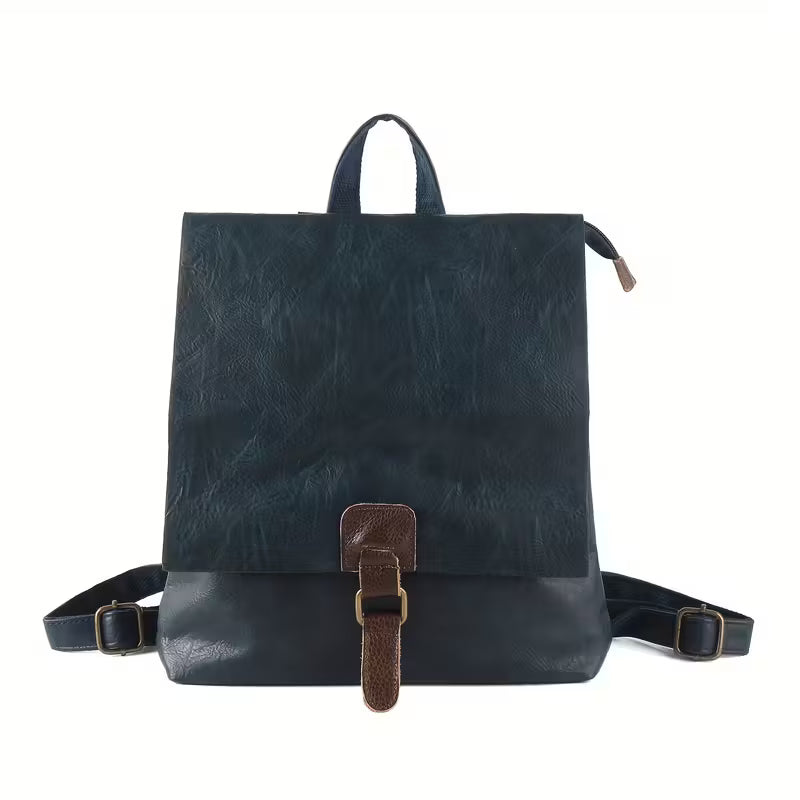 Retro Double Shoulder Bag Large Capacity Outdoor Shopping Backpack Office Commuting Single Shoulder Bag Multifunctional Universal Bag
