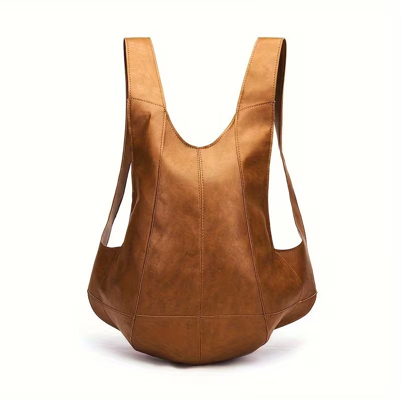 MAJUE Women's Anti-Theft Motorcycle-Themed Backpack - Heavy-Duty & Travel with Slim Thieves-Proof Pockets, Zipper Closure, Fixed Straps - Casual Minimalist for Women ()