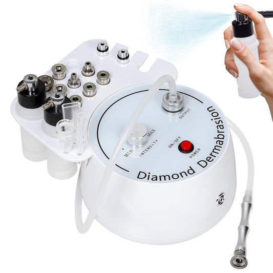 Kendal Microdermabrasion Machine Professional, 3in 1 Dermabrasion Machine, Facial Beauty Equipment for Dermabrasion, Vacuum & Spray Moisturisation, Esthetician Supplies. Christmas Gifts, Skin Care Gifts for Women