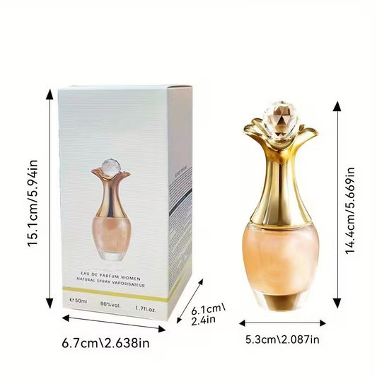 8pcs Women'S Perfume Set, Long-Lasting Sweet Floral& Fruity Scents, Luxury Gold-Tone Bottles, Perfect Holiday Gift for Her on Valentine's, Christmas& New Year.